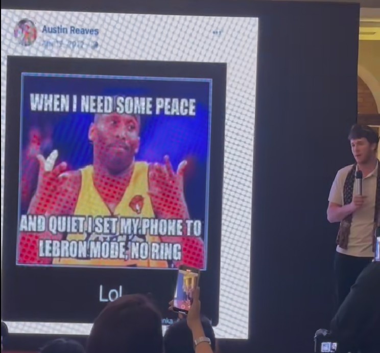 里夫斯谈当年黑詹姆斯：他现在是地球上我最喜欢的家伙之一